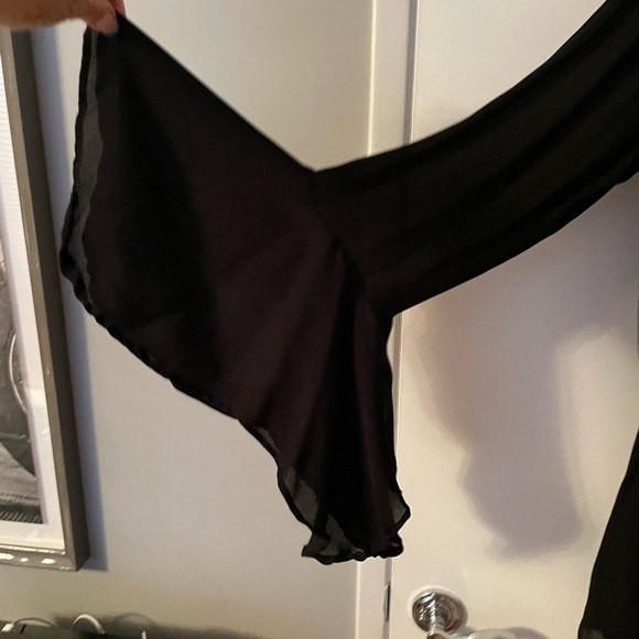 INDAH L black silk georgette romper - Picture 4 of 4